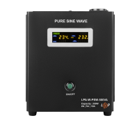 ДБЖ з правильною синусоїдою 12V LPA-W-PSW-500VA(350Вт) 2A/5A/10A