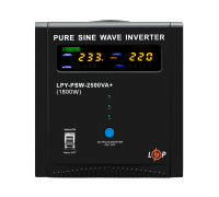 ИБП LogicPower LPY-PSW-2500VA+ (1800Вт) 10A/20A с правильной синусоидой 24V